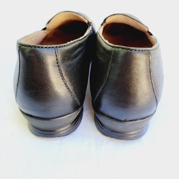 Dansko Women's Addy Black Leather Slip On Shoe - 38 (US 7.5/8) - Picture 5 of 10